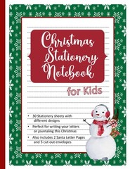 Christmas Stationery Notebook for Kids: 8.5×11 inches, Lined Paper, Colored …