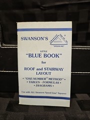 Swanson’s Little Blue Book For Roof and Stairway Layout 2000