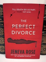 The Perfect Divorce by Jeneva Rose 2025 HC SPECIAL EDITION Blood Pages LN