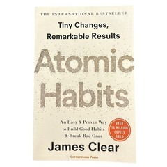 Atomic Habits James Clear Paperback Self Help Personal Growth Habit Guide Book
