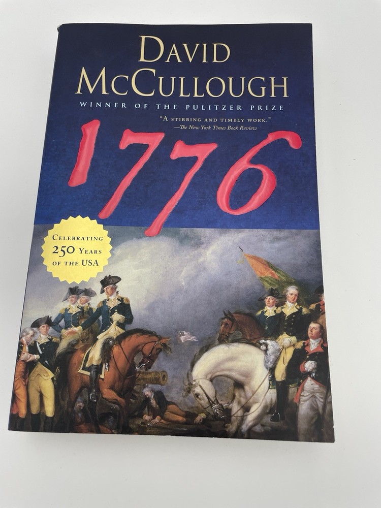 1776 by David McCullough (paperback 2006) genealogy history America Used