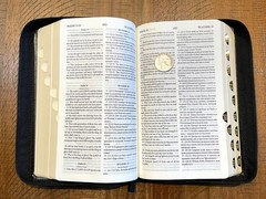 Russian/English Parallel Bible, Synodal/KJV, Black Imitation Leather Zip Cover