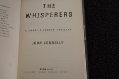 John Connolly The Whisperers 2010 HBDJ Signed 1st. Ed. Like New