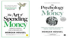The Art of Spending Money & Psychology of Money by Morgan Housel Free ship