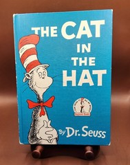 Vintage 1957 Dr. Seuss The Cat in the Hat Beginner Books Hardcover VG Clean