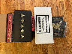 Brandon Sanderson Signed # Words Radiance Swag Dragonsteel Isles Emberdark Kicks