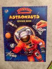 2 Awesome Adventures Reusable Sticker Book – ASTRONAUTS & SAMURAI. Unused!