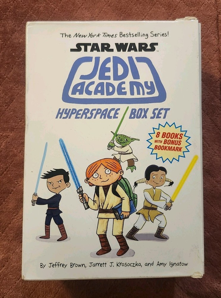 Star Wars Jedi Academy Hyperspace Box Set 8 PB Complete Jeffrey Brown Lot