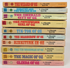 Lot 10 Wizard of Oz Del Rey Paperback L Frank Baum 1 4 6-10 13 & 14 First Prints