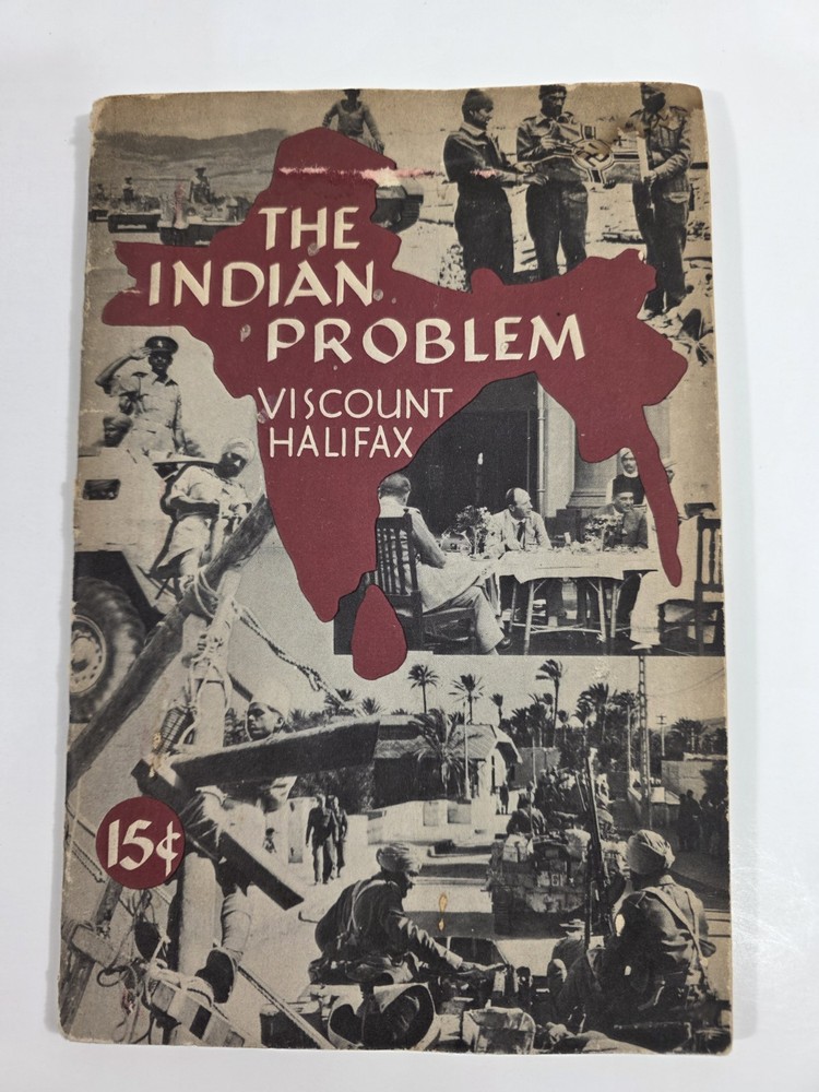 The Indian Problem Viscount Halifax 1942 Oxford University Press 31 Pages