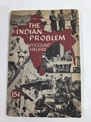 The Indian Problem Viscount Halifax 1942 Oxford University Press 31 Pages