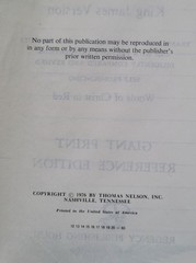 Holy Bible Faith Partners Edition KJV GIANT PRINT Old Time Gospel Red Letter ’76