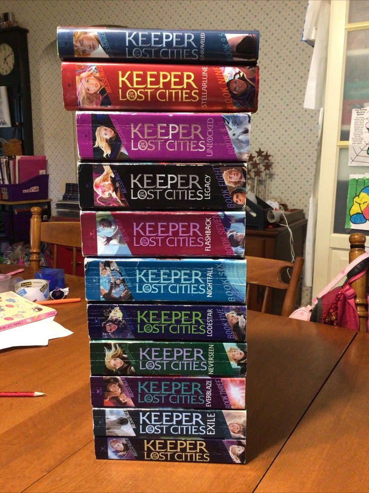 Complete Set Lot Of 11 KEEPER OF THE LOST CITIES Books PB HC Messenger 8.5 9.5