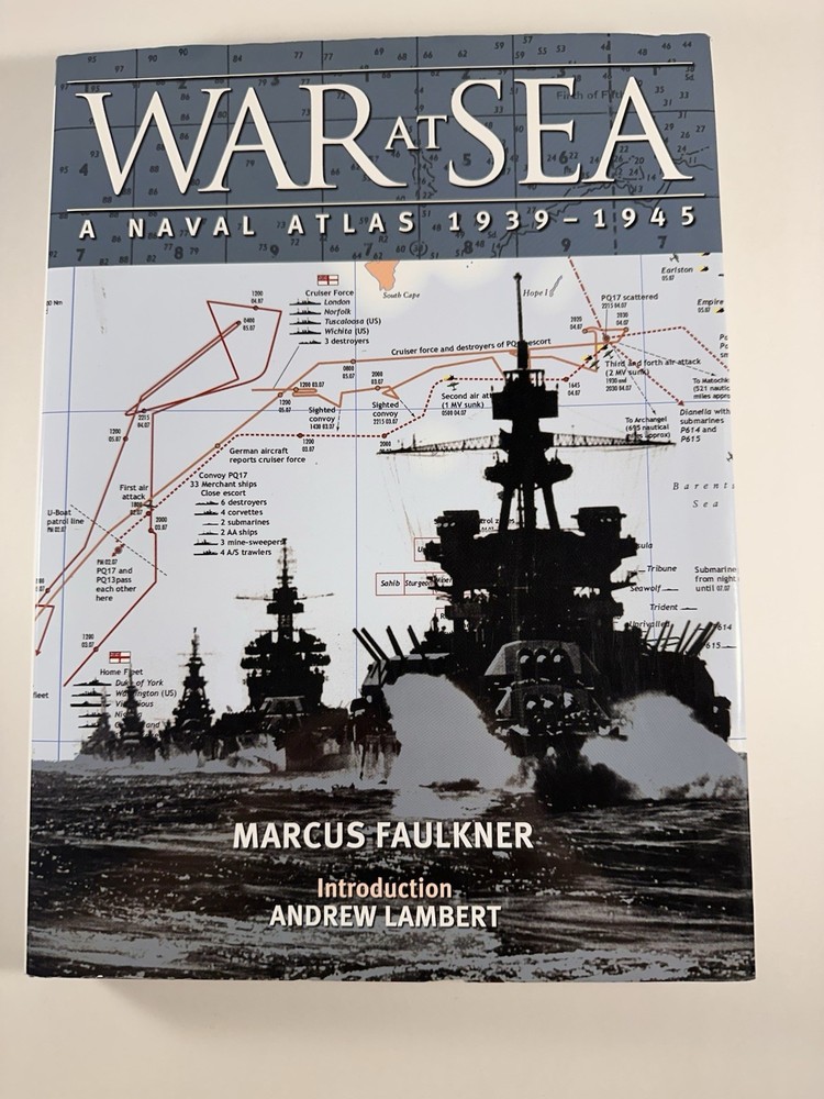 War at Sea A Naval Atlas 1939 1945 Hardcover Dust jacket