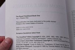 The Royal Priesthood: Book One (Volume 1) J Preston Eby Softcover 210 pages