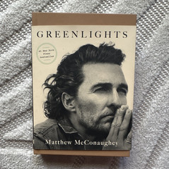 Matthew McConaughey Greenlights Hardcover 2020 Crown #1 NYT Bestseller Memoir