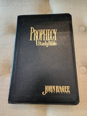 Prophecy Study Bible John Hagee Ministries NKJV Black Bonded Leather 1997