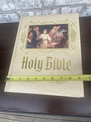 Holy Bible King James Red Letter Edition Illustrated Very Large Weighs 5lbs8oz
