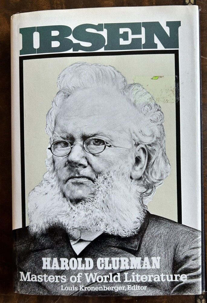 Ibsen by Harold Clurman Masters of World Literature Series ( 1977 – HC/ DJ )