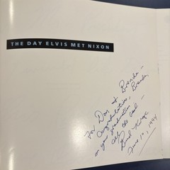SIGNED The Day Elvis Met Nixon by Egil „Bud” Krogh – 1994 PB Pub. Pejama Press