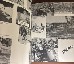 1955 ROTC Summer Camp Yearbook Fort Bragg, NC – w/ News Clippings, Training Memo