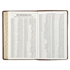 Holy Bible, Standard Size Faux Leather Red Letter Edition Thumb Index & Ribbon..
