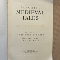 Favorite Medieval Tales by Mary Pope Osborne (2002, Trade Paperback)