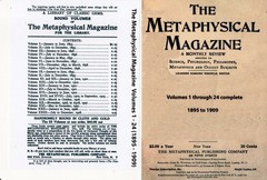 Metaphysical Magazine 1895-1908 full run on DVD or USB . 130 issues (occult).