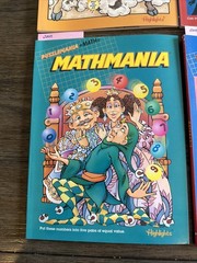 Vtg 2000 Mathmania Highlights Puzzlemania Books Lot Of 6 Homeschool Learning