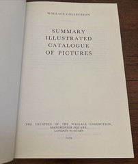 Summary Illustrated Catalogue of Pictures, Wallace Collection, 1979