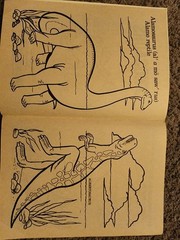 Vintage 1987 Golden Dinosaurs Giant Coloring Book 92 Pages Left Uncolored VTG