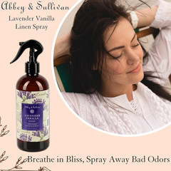 Odor Eliminating and Refreshing Linen and Room Spray, Lavender Vanilla, 16 Oz.