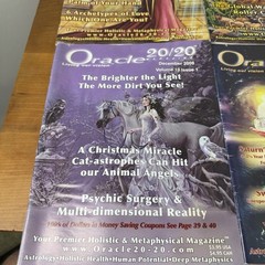 ORACLE 20/20 MAGAZINE LOT OF 8 2000s Metaphysics, Astrology, Witchcraft