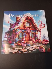 3 New Unbranded Coloring Books 24-28 Pages Each Houses and Desserts