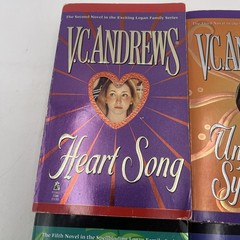 VC ANDREWS Logan Family Series 2 thru 5 (4 Keyhole Covers 1st Edition) Soft Cove
