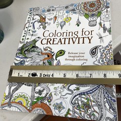 Adult Coloring for Creativity Book 288 Pages New Copyright 2015