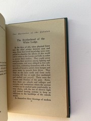 The Mysteries of the Qabalah ~ Elias Gewurz ~ Yogi Publication Society, 1922