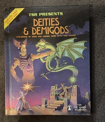 TSR Presents Deities & Demigods Advanced Dungeons & Dragons 1980 HC 128 Pages