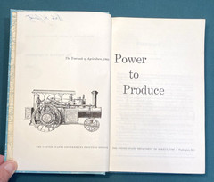 3 VINTAGE ~ USDA YEARBOOK OF AGRICULTURE ~ 1953 Plants~ 1958 Land ~1960 Power