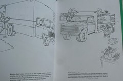 TRUCKS Coloring Book, Steven Petruccio, Dover 1995 BRAND NEW! 32-pages