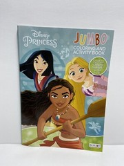 3pc Gift Set Disney Princess Coloring Activity Books Crayons Bookmarks Kids Fun