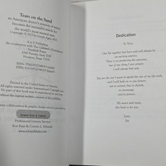 Joseph Agris Tears On The Sand Book Signed Copy