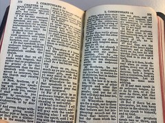 Vintage Bible New Testament Pocket Our Lord and Saviour Jesus Christ 4.5”x2.75”