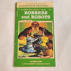 TSR Robbers and Robots Mike Carr Vintage 1983 Dungeons & Dragons 1st Printing