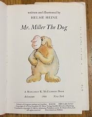 MR. MILLER THE DOG : by Helme Heine : hbdj : vintage