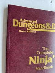 The Complete Ninja’s Handbook #2155 AdvancedDungeons & Dragons Handbook