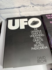 Lot of 8 UFO Alien Books Paranormal Unexplained Phenomena Crop Circles Sci-Fi