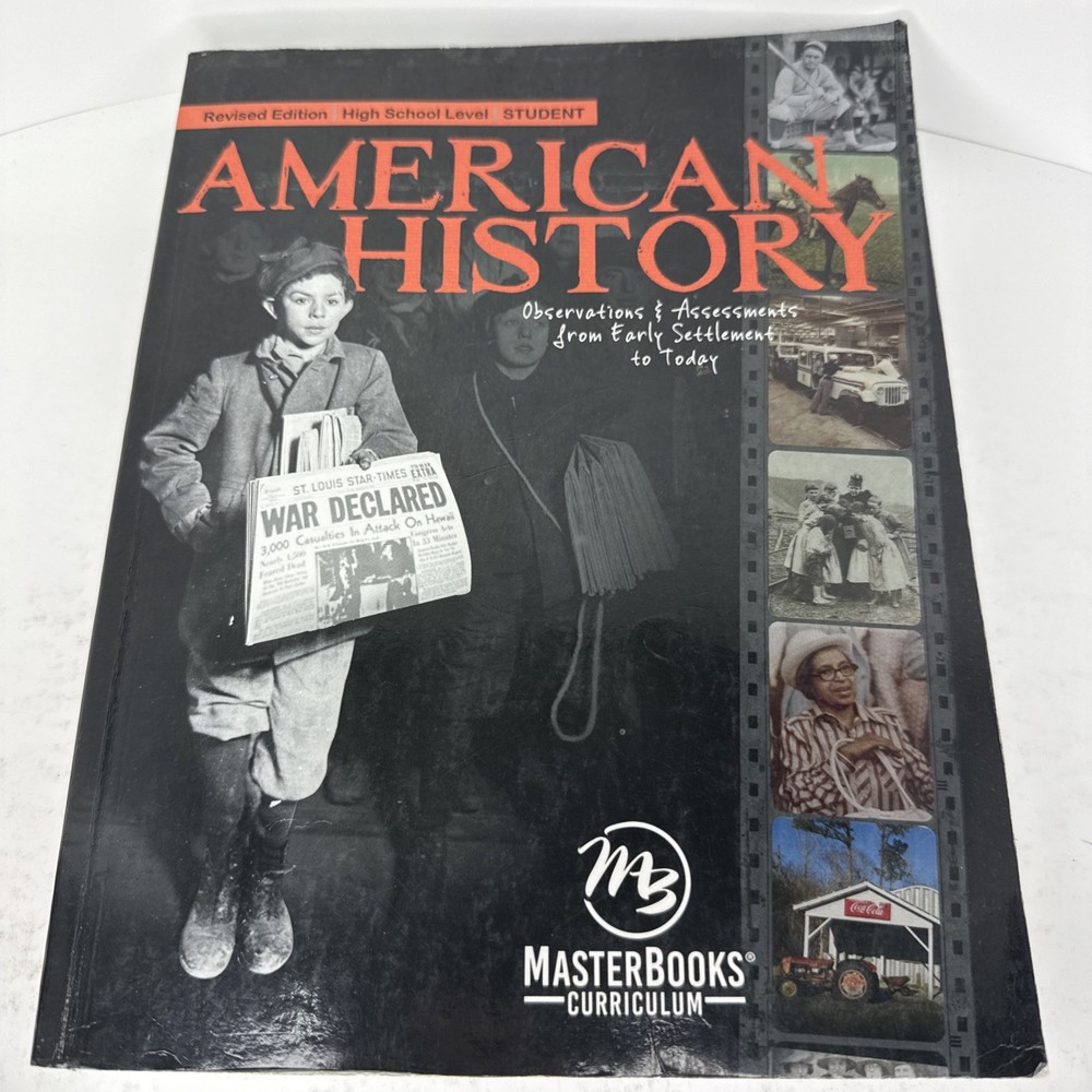 Masterbooks American History Student High School Revised Ed – (Highlighter Use)