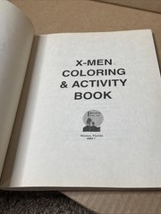 Marvel X-Men Coloring & Activity Books 2003 Unused