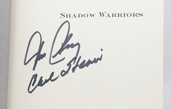 SIGNED Tom Clancy Rainbow Six (1998) & Shadow Warriors (2002) First printings